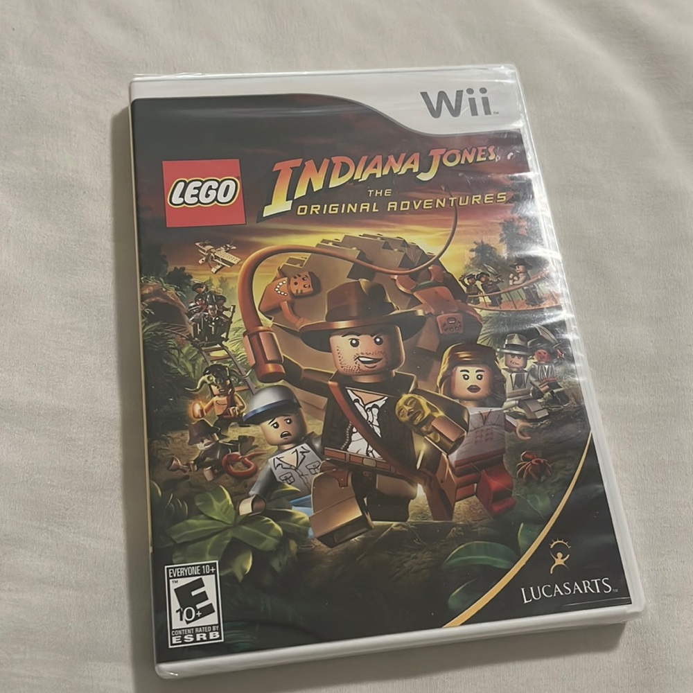 SEALED Wii Lego Indiana Jones The Original Adventure Game with disk